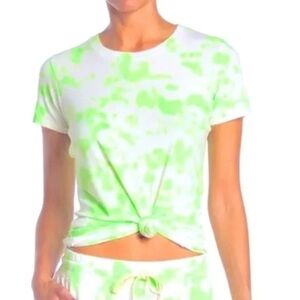 Sundry Tie Dye Boy T-Shirt - Bright Green